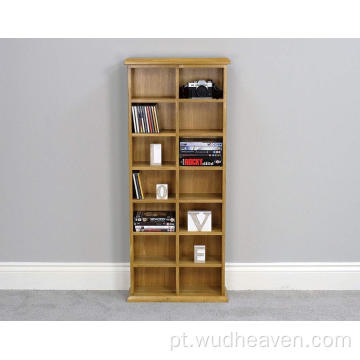 Estante de livros de madeira de design moderno